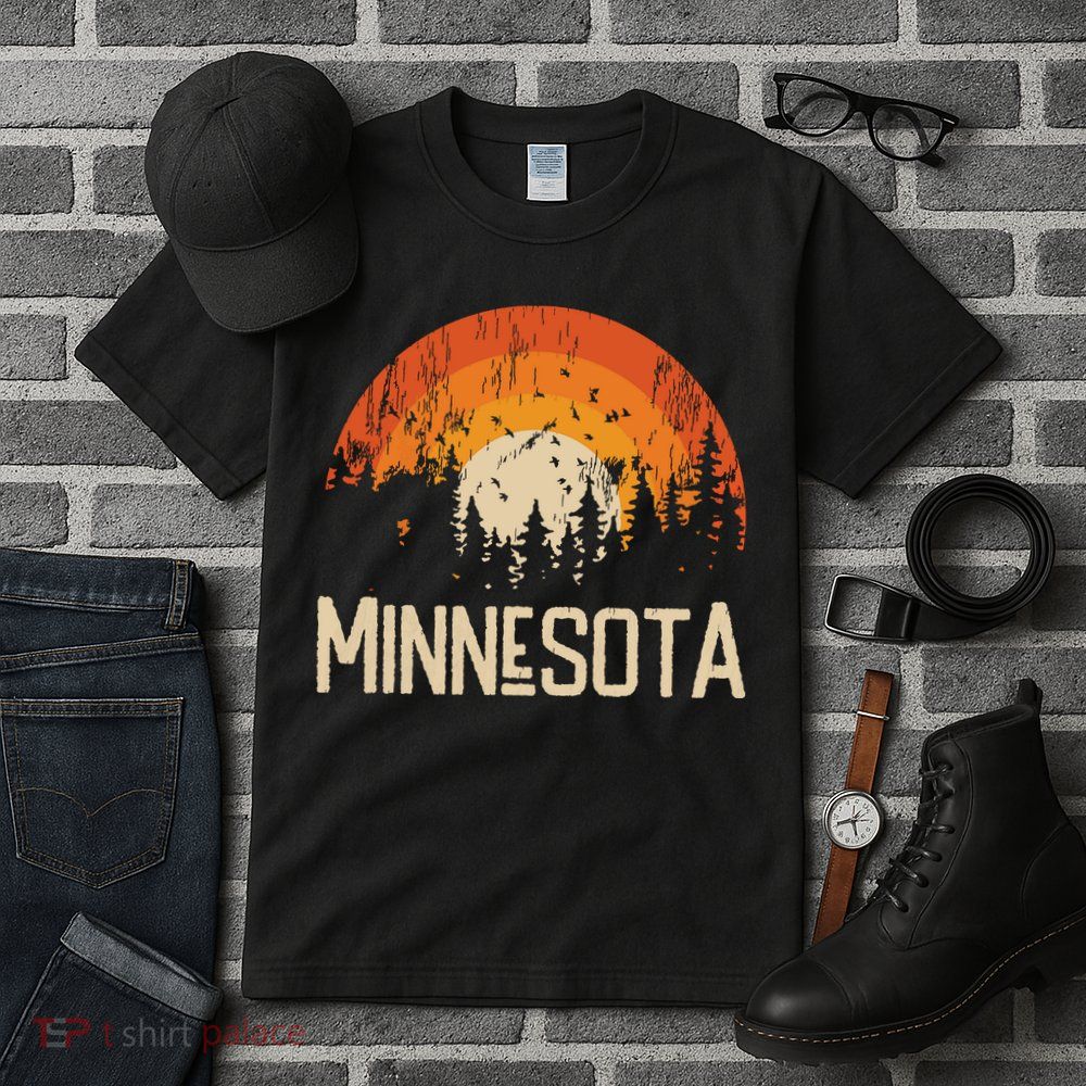 Minnesota Retro Style Vintage 70s 80s Tall T-Shirt