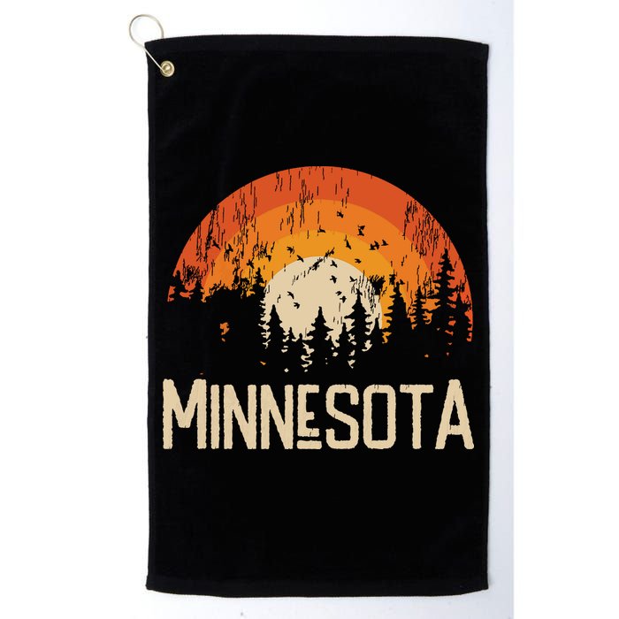 Minnesota Retro Style Vintage 70s 80s Golf Towel