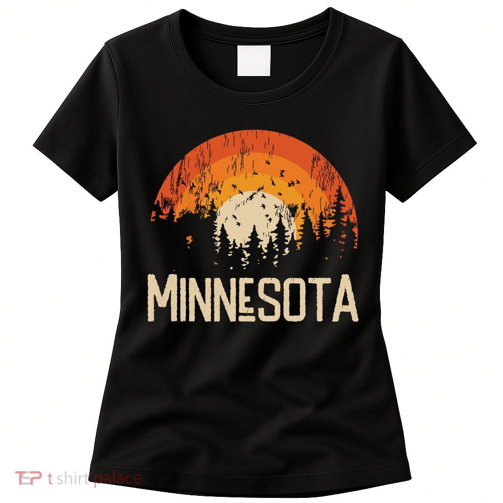 Minnesota Retro Style Vintage 70s 80s Womens T-Shirt