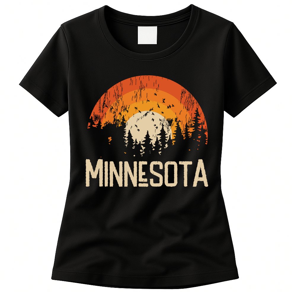 Minnesota Retro Style Vintage 70s 80s Womens T-Shirt