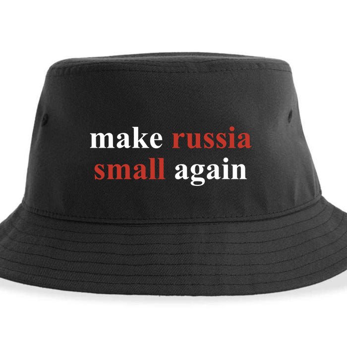 Make Russia Small Again Volodymyr Zelensky Sustainable Bucket Hat
