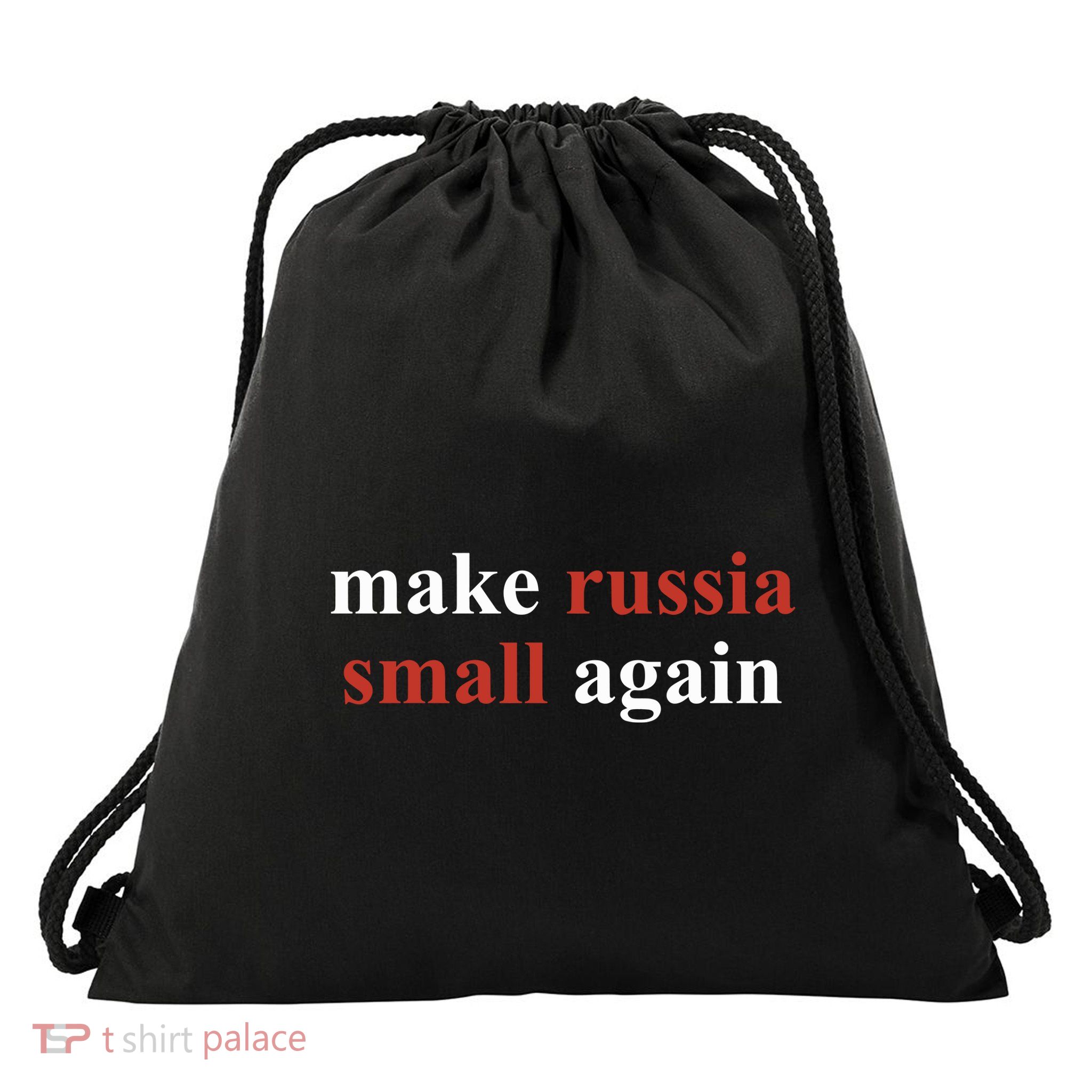 Make Russia Small Again Volodymyr Zelensky Drawstring Bag