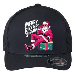 Merry Rizzmas Sigmas Santa Rizzler Flexfit Unipanel Trucker Cap