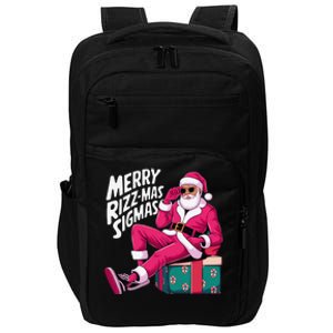 Merry Rizzmas Sigmas Santa Rizzler Impact Tech Backpack