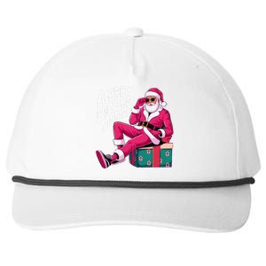 Merry Rizzmas Sigmas Santa Rizzler Snapback Five-Panel Rope Hat