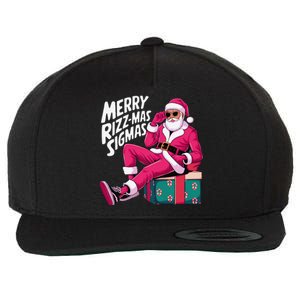 Merry Rizzmas Sigmas Santa Rizzler Wool Snapback Cap