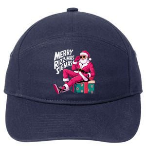 Merry Rizzmas Sigmas Santa Rizzler 7-Panel Snapback Hat