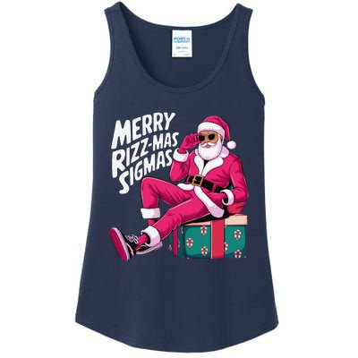 Merry Rizzmas Sigmas Santa Rizzler Ladies Essential Tank