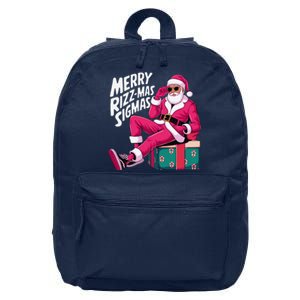 Merry Rizzmas Sigmas Santa Rizzler 16 in Basic Backpack