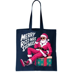 Merry Rizzmas Sigmas Santa Rizzler Tote Bag