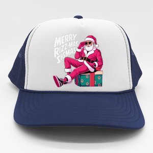 Merry Rizzmas Sigmas Santa Rizzler Trucker Hat