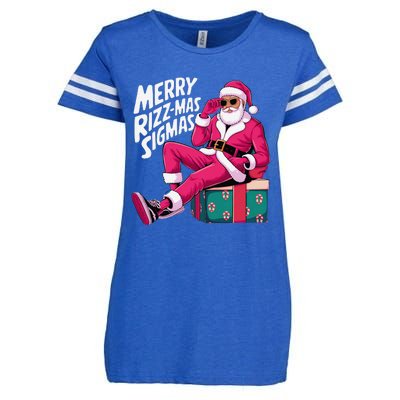 Merry Rizzmas Sigmas Santa Rizzler Enza Ladies Jersey Football T-Shirt