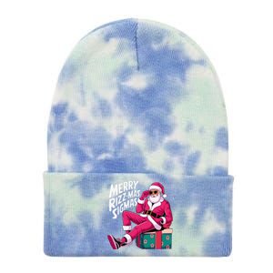 Merry Rizzmas Sigmas Santa Rizzler Tie Dye 12in Knit Beanie