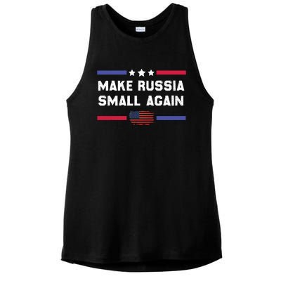 Make Russia Small Again Legend Saying Funny Sign Ladies PosiCharge Tri-Blend Wicking Tank