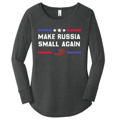 Make Russia Small Again Legend Saying Funny Sign Women's Perfect Tri Tunic Long Sleeve Shirt