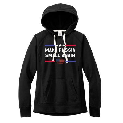 Make Russia Small Again Legend Saying Funny Sign Women's Fleece Hoodie