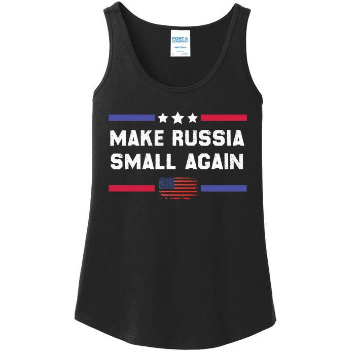 Make Russia Small Again Legend Saying Funny Sign Ladies Essential Tank