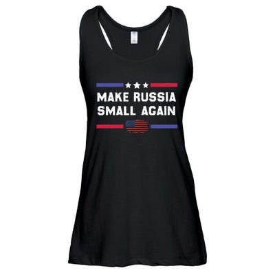 Make Russia Small Again Legend Saying Funny Sign Ladies Essential Flowy Tank