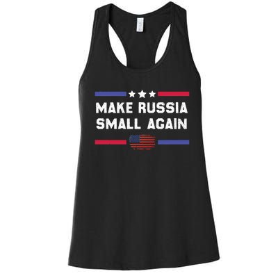 Make Russia Small Again Legend Saying Funny Sign Women's Racerback Tank