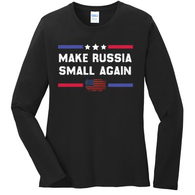 Make Russia Small Again Legend Saying Funny Sign Ladies Long Sleeve Shirt