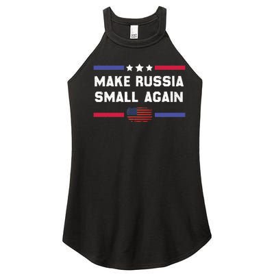 Make Russia Small Again Legend Saying Funny Sign Women's Perfect Tri Rocker Tank