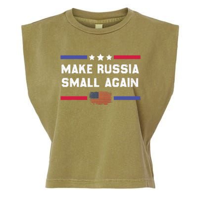 Make Russia Small Again Legend Saying Funny Sign Garment-Dyed Women's Muscle Tee