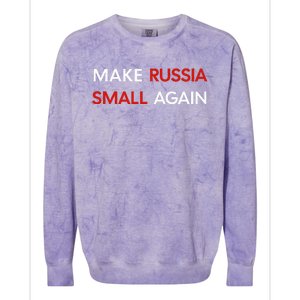 Make Russia Small Again Funny Make Russia Small Again Colorblast Crewneck Sweatshirt