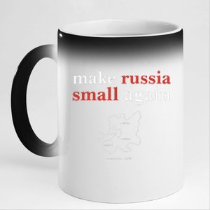 Make Russia Small Again  Funny Make Russia Small Again 11oz Black Color Changing Mug