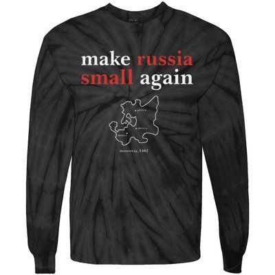 Make Russia Small Again  Funny Make Russia Small Again Tie-Dye Long Sleeve Shirt