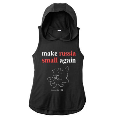 Make Russia Small Again Make Russia Small Again Ladies PosiCharge Tri-Blend Wicking Draft Hoodie Tank