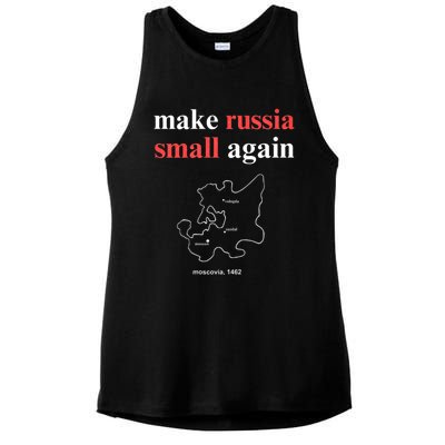 Make Russia Small Again Make Russia Small Again Ladies PosiCharge Tri-Blend Wicking Tank