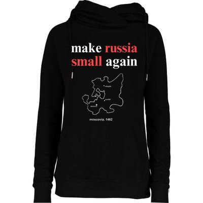 Make Russia Small Again Make Russia Small Again Womens Funnel Neck Pullover Hood