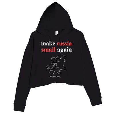 Make Russia Small Again Make Russia Small Again Crop Fleece Hoodie