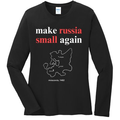 Make Russia Small Again Make Russia Small Again Ladies Long Sleeve Shirt