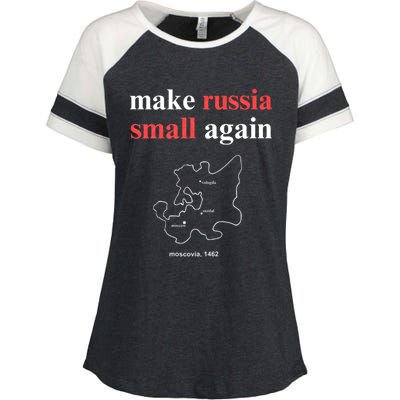 Make Russia Small Again Make Russia Small Again Enza Ladies Jersey Colorblock Tee