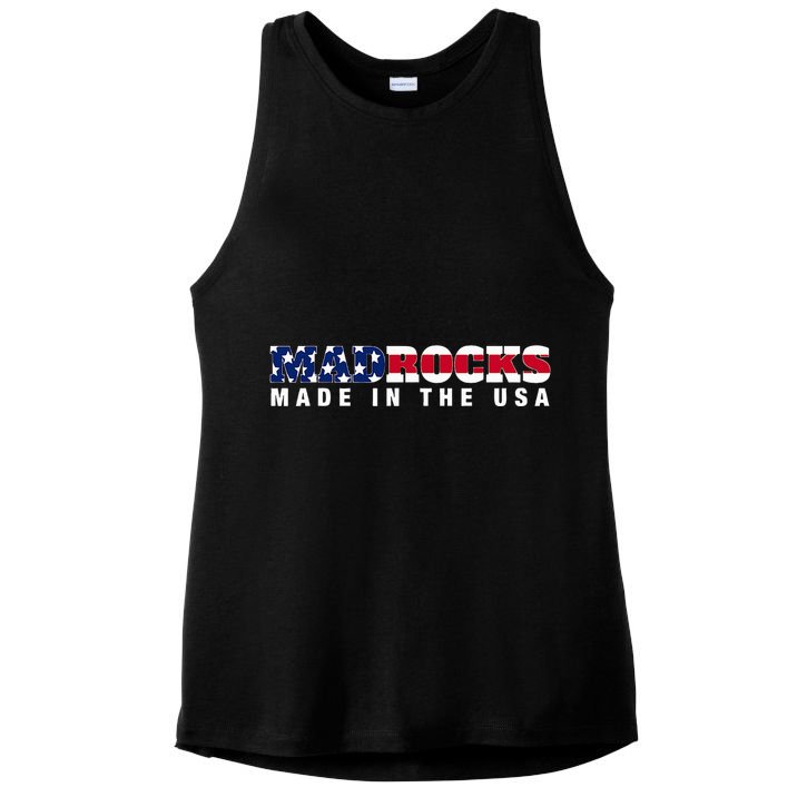 Madrocks Restaurant & Sports Grill In Derby Ks Usa Ladies PosiCharge Tri-Blend Wicking Tank