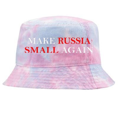 Make Russia Small Again  Funny Make Russia Small Again Tie-Dyed Bucket Hat