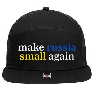 Make Russia Small Again 7 Panel Mesh Trucker Snapback Hat