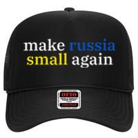 Make Russia Small Again High Crown Mesh Back Trucker Hat