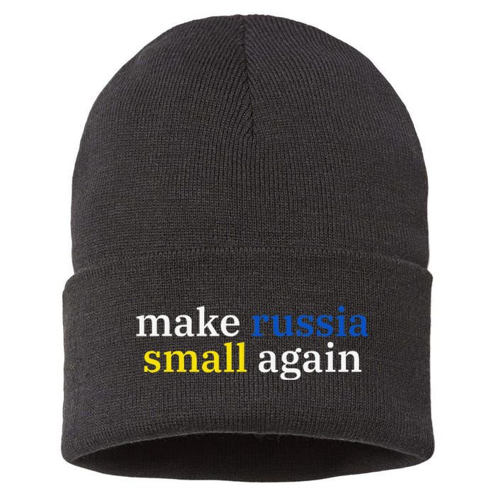 Make Russia Small Again Sustainable Knit Beanie