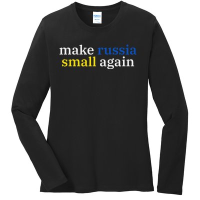 Make Russia Small Again Ladies Long Sleeve Shirt