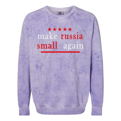 Make Russia Small Again Support Ukraine Anti Putin Ukraine Colorblast Crewneck Sweatshirt