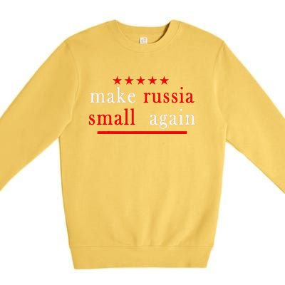 Make Russia Small Again Support Ukraine Anti Putin Ukraine Premium Crewneck Sweatshirt