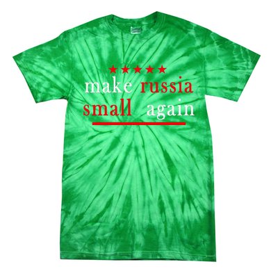 Make Russia Small Again Support Ukraine Anti Putin Ukraine Tie-Dye T-Shirt