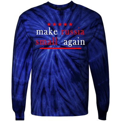 Make Russia Small Again Support Ukraine Anti Putin Ukraine Tie-Dye Long Sleeve Shirt