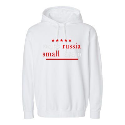 Make Russia Small Again Support Ukraine Anti Putin Ukraine Garment-Dyed Fleece Hoodie