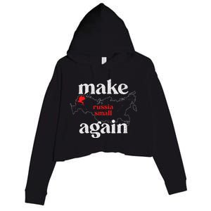 Make Russia Small Again Make Russia Small Again Crop Fleece Hoodie