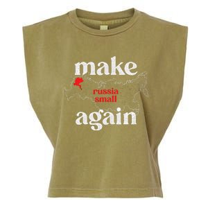 Make Russia Small Again Make Russia Small Again Garment-Dyed Women's Muscle Tee