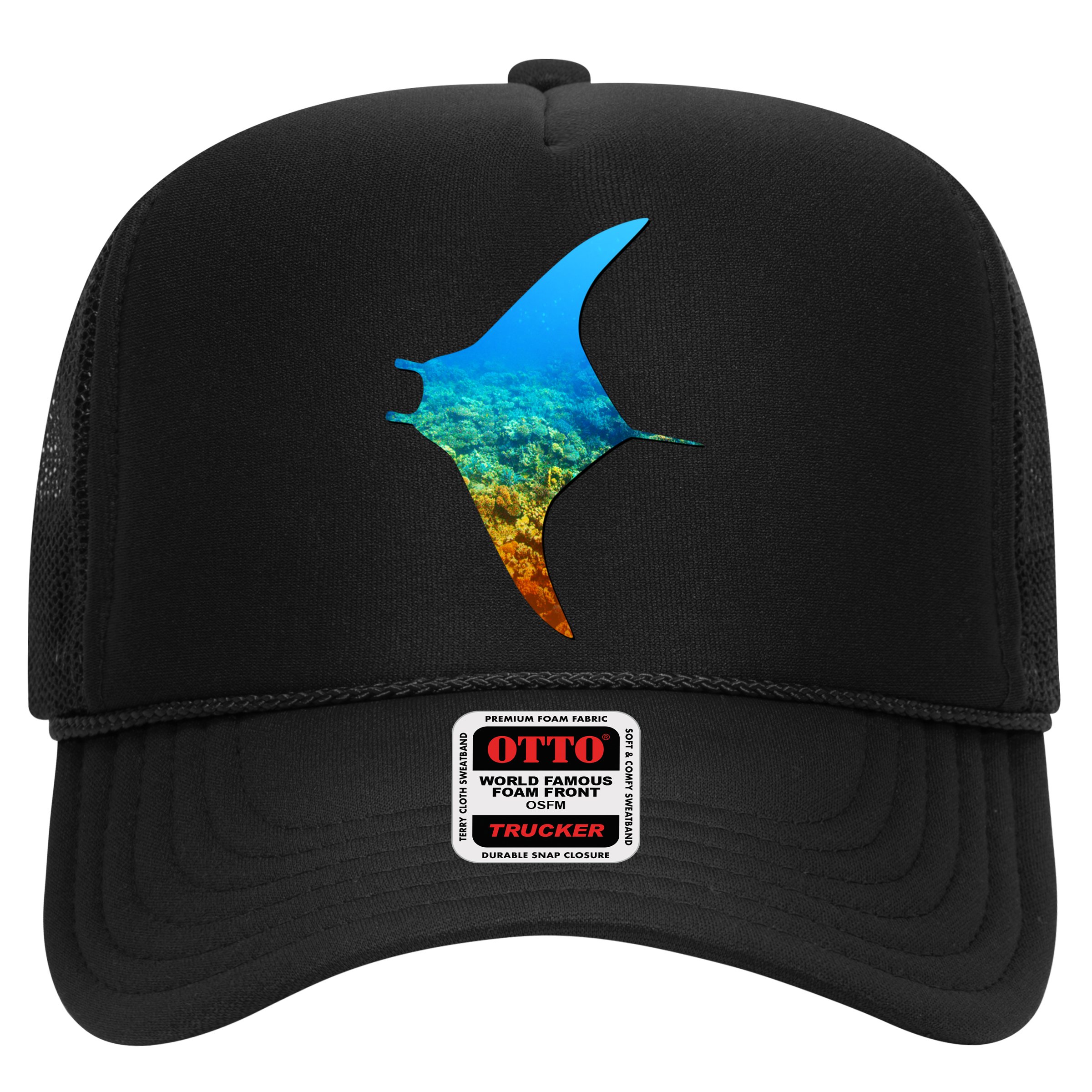 Manta Ray Silhouette Earth Day And Ocean Week Gift Hat