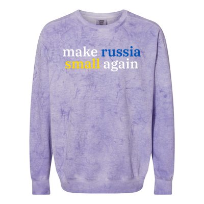 Make Russia Small Again Colorblast Crewneck Sweatshirt